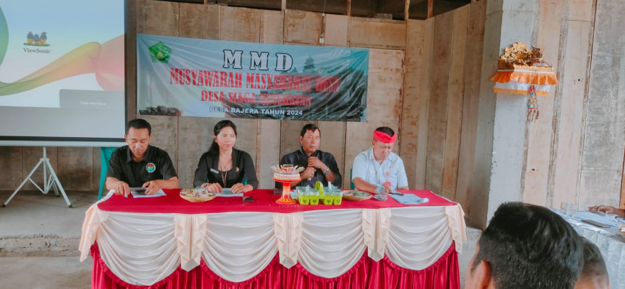 MMD (MUSYAWARAH MASYARAKAT DESA ) DESA BAJERA 2024