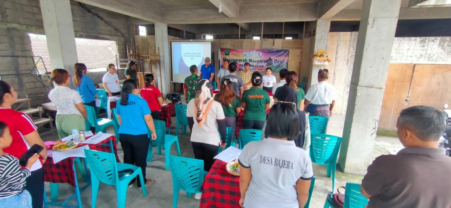 MMD dan Rembuk Stuntingahun 2025 Desa Bajera, Kecamatan Selemadeg, Kabupaten Tabanan